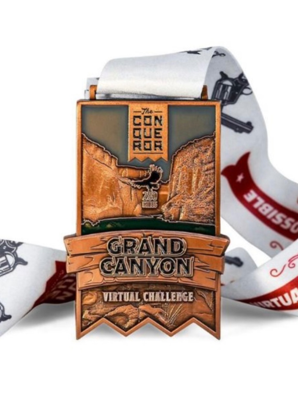 Conqueror Grand Canyon virtual challenge medal